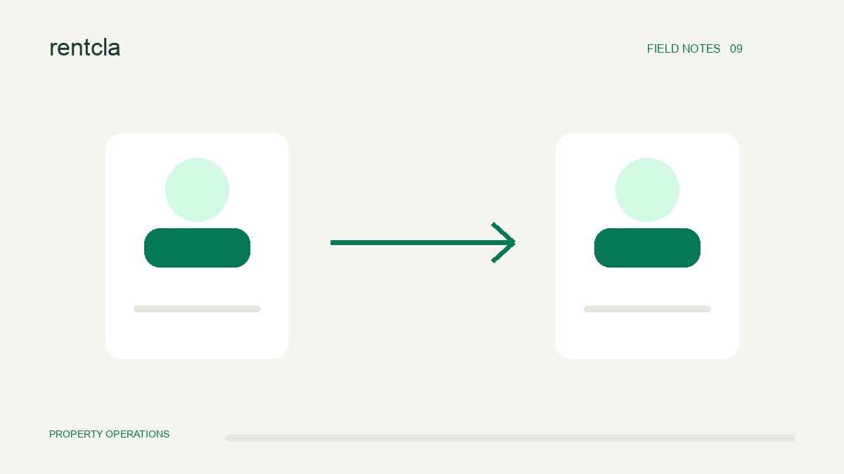 How to hand over a rental portfolio to a teammate